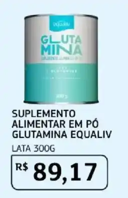 Assaí Atacadista Suplemento alimentar em pó glutamina equaliv oferta