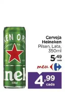 Carrefour Bairro Cerveja Heineken Pilsen, Lata oferta