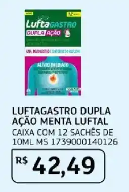 Assaí Atacadista Luftagastro dupla ação menta luftal oferta