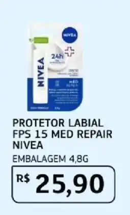 Assaí Atacadista protetor labial fps 15 med repair nivea oferta