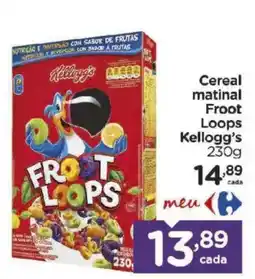 Carrefour Bairro Cereal matinal Froot Loops Kellogg's oferta