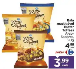 Carrefour Bairro Bala mastigável butter toffees oferta