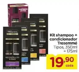 Carrefour Bairro Kit shampoo + condicionador Tresemme Tipos oferta