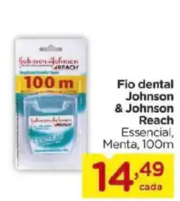Carrefour Bairro Fio dental Johnson & Johnson Reach Essencial, Menta oferta