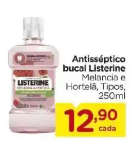 Carrefour Bairro Antisséptico bucal Listerine Melancia e Hortelã, Tipos oferta