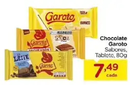 Carrefour Bairro Chocolate garoto sabores oferta