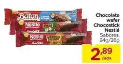 Carrefour Bairro Chocolate wafer Chocostick Nestlé oferta