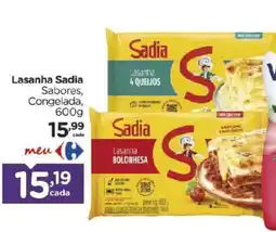 Carrefour Bairro Lasanha Sadia Sabor Congelada oferta