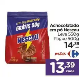 Carrefour Bairro Achocolatado em pó Nescau oferta