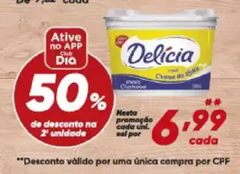 Delícia creme de leite