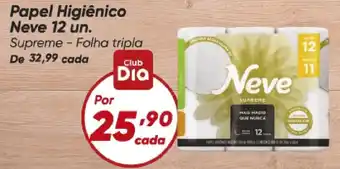 Dia Papel Higiênico Neve oferta