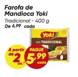 Dia Yoki - farofa de mandioca oferta