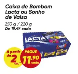 Dia Lacta - caixa de bombom oferta