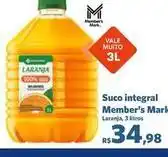 Sam's Club Member's mark - suco integral oferta