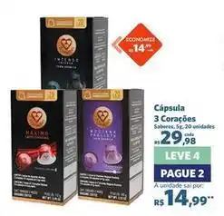 Sam's Club 3 corações - cápsula oferta