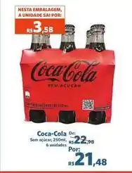 Sam's Club Coca-cola - sem asúcar oferta
