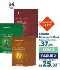 Sam's Club Member's mark - cápsula oferta