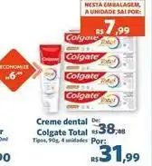 Sam's Club Colgate - creme dental total oferta