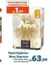Sam's Club Neve - papel higiênico oferta