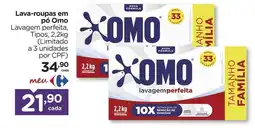 Carrefour Omo - lava-roupas em dó oferta