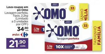 Omo - lava-roupas em po