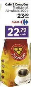 Carrefour 3 corações - café oferta