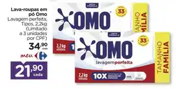 Carrefour Omo - lava-roupas em pó oferta
