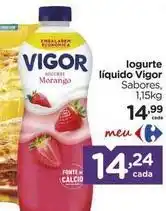 Carrefour Vigor - iogurte líquido oferta