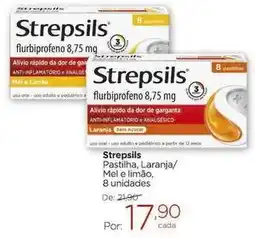 Carrefour Strepsils - pastilhas, laranja/ mel limao, 8 unidades oferta