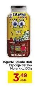Carrefour Batavo - iogurte liquido bob esponja oferta