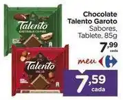 Carrefour Garoto - chocolate talento oferta