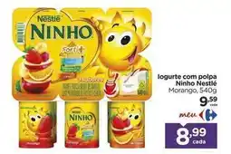 Carrefour Nestlé - logurte com polpa ninho oferta