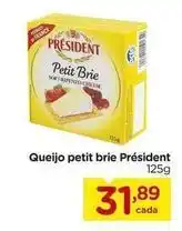 Carrefour President - queijo petit brie oferta