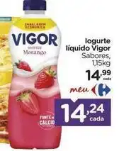 Carrefour Vigor - logurte líquido oferta