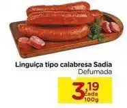 Carrefour Sadia - linguiça tipo calabresa oferta
