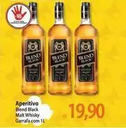 Atacadão Aperitivo blend black malt whisky garrafa com oferta