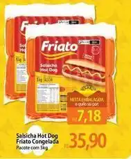 Atacadão Purina - salsicha hot dog friato congelada oferta