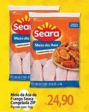 Atacadão Seara - meio da asa de frango congelada oferta