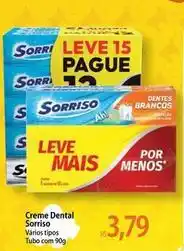 Atacadão Sorriso - creme dental oferta