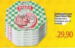 Atacadão Porto - embalagem para pizza portro feliz oferta