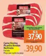 Atacadão Bordon - carne bovina picanha resfriada oferta