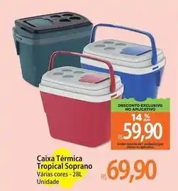 Atacadão Térmica - caixa térmica tropical oferta