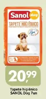Supermercados Nori Tapete higiênico sanol dog 7un oferta