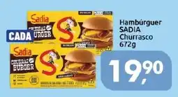 Supermercados Nori Hambúrguer sadia churrasco oferta