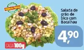 Supermercados Nori Salada de grão de bico com Bacalhau oferta