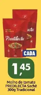 Supermercados Nori Molho de tomate predilecta sachê tradicional oferta