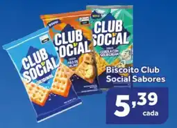 Shibata Supermercados Biscoito club social sabores oferta