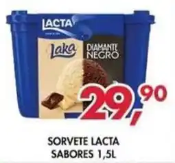 Barbosão Extra Supermercados Sorvete lacta sabores oferta