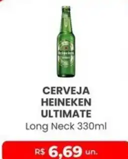Higa Atacado Cerveja heineken ultimate long neck oferta