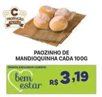 Paozinho de mandioquinha